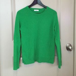 Equipment cashmere crewneck sweater kelly green