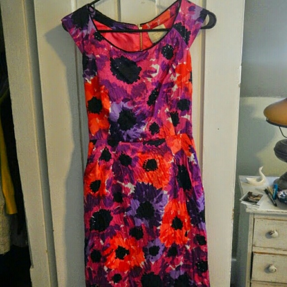 Floral sheath dress