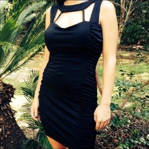 Sexy black dress