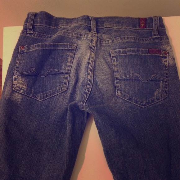 7 For all Mankind Jean Capri pant - Picture 2 of 4