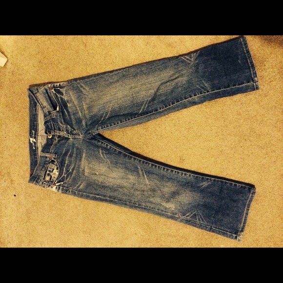 7 For all Mankind Jean Capri pant - Picture 1 of 4