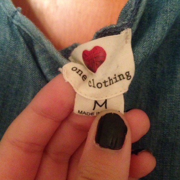 Jean Dress with Cutouts - Picture 4 of 4