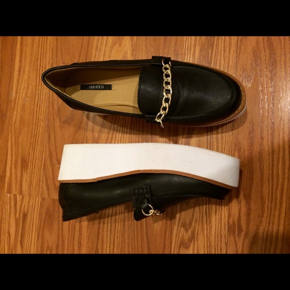 Black and white creeper/loafer