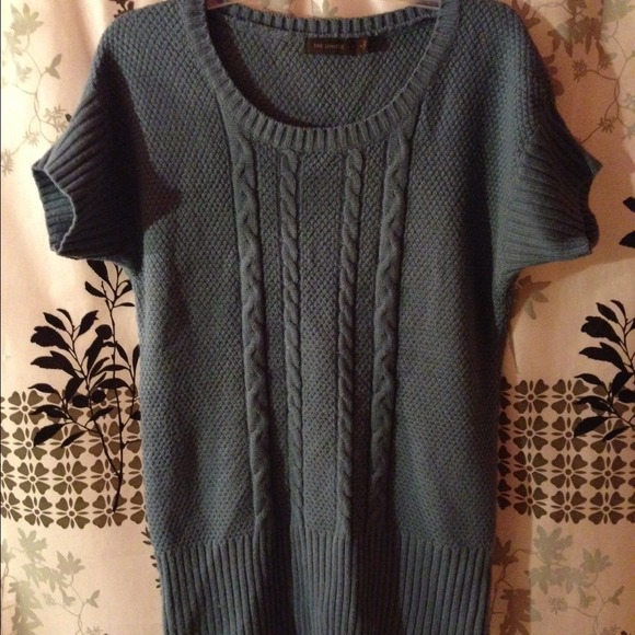 REDUCED Blue Short Sleeved Sweater