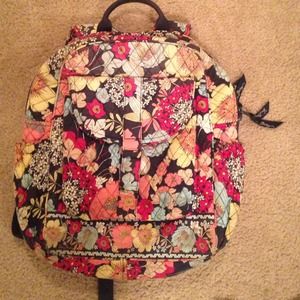Vera bradley happy snail backpack