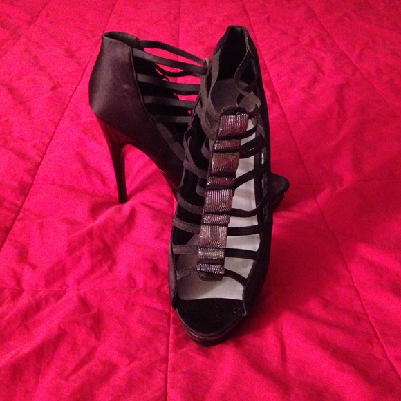 ALDO black dress shoe with jewels - Picture 1 of 4