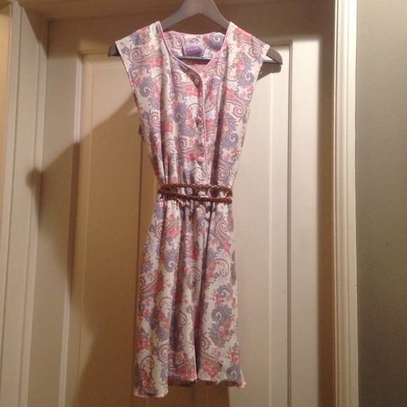 Vintage paisley dress
