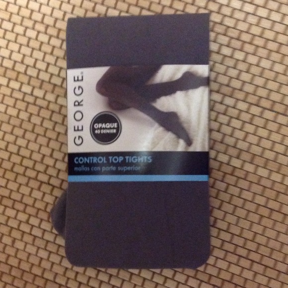 GRAY OPAQUE TIGHTS - Picture 2 of 4