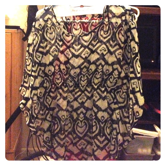 F21 Sheer flowy top