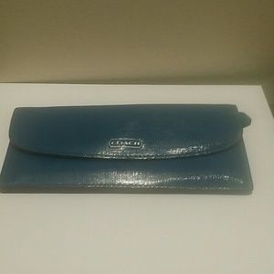Coach Teal Envelope Wallet