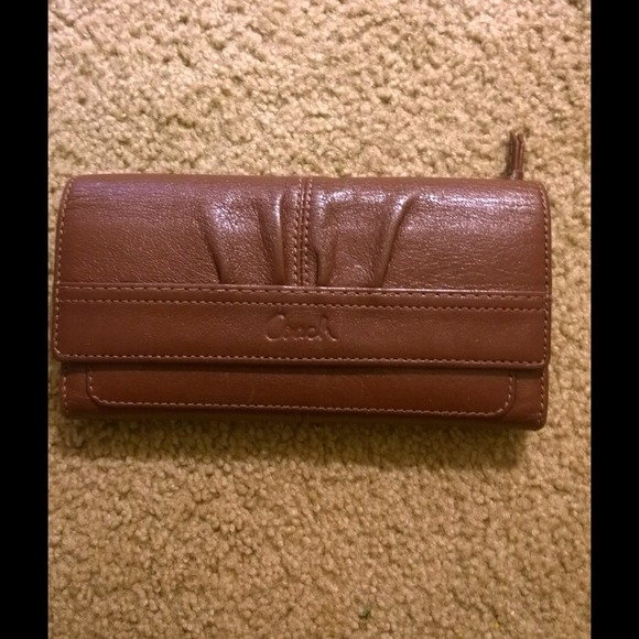 Authentic coach wallet