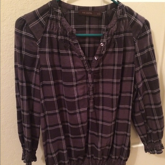 The Limited Tops - The Limited plaid shirt The Limited Tops - The Limited plaid shirt