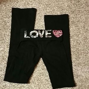 VS yoga pants. Xlong, xsmall, black