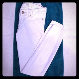 Solid White Jean Legging