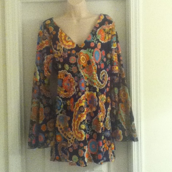SOLD!! 70's Psychodelic Dress