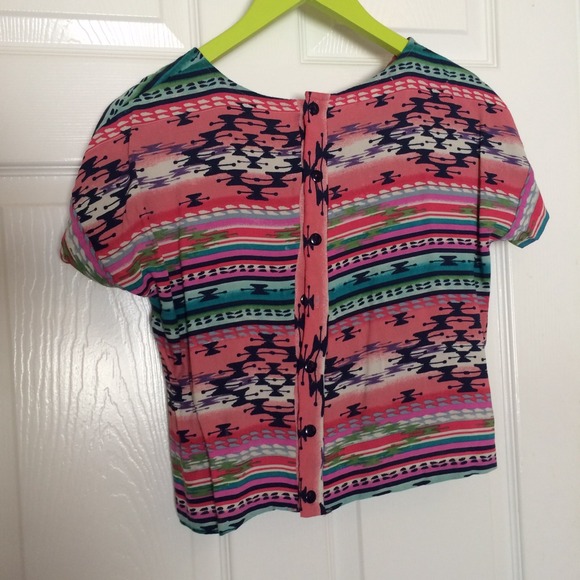 Geometric crop top - Picture 2 of 2