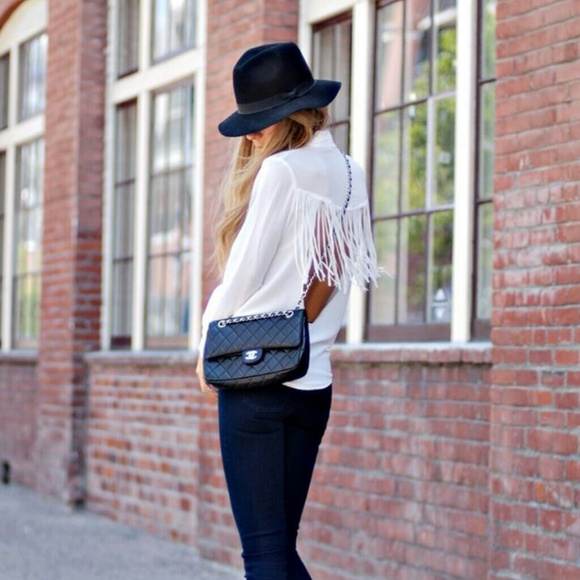 LF Stores Mags & Pye Fringe Western Top - Picture 2 of 4