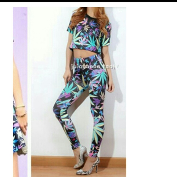 Weed leaf 2 piece set