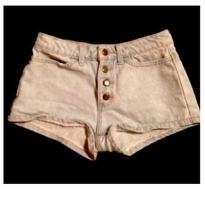American Apparel button shorts