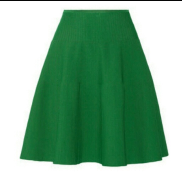 Stretch knit skirt