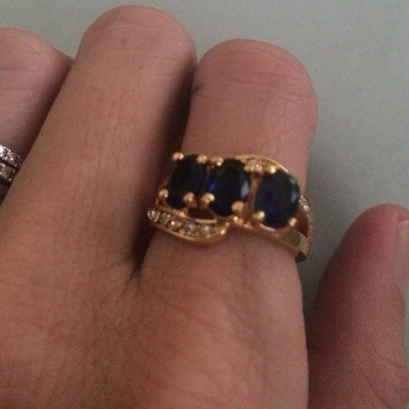 💙 Sapphire cocktail ring - Picture 2 of 2