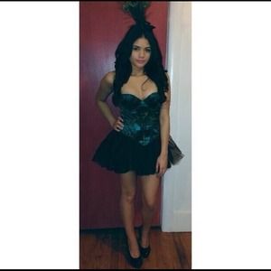 Sexy Halloween Costume Peacock Girl