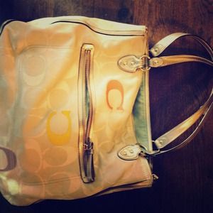 Large authentic coach bag