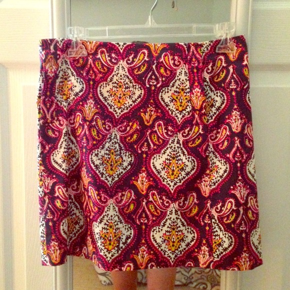 NWT Fall J. Crew Paisley Skirt
