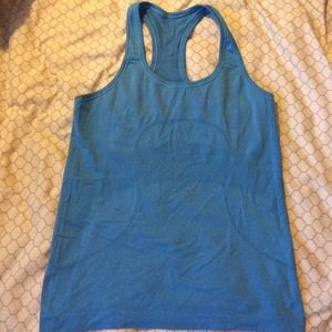 Lululemon cornflower blue run swiftly tank