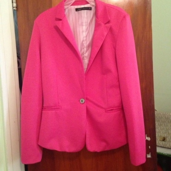 Pink blazer!
