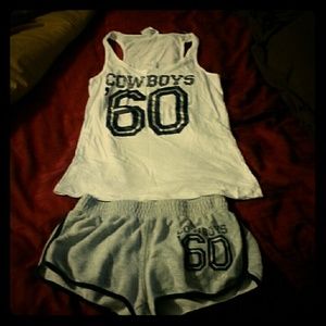 Super cute Dallas cowboys outfit