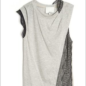 Phillip lim lace panel tank