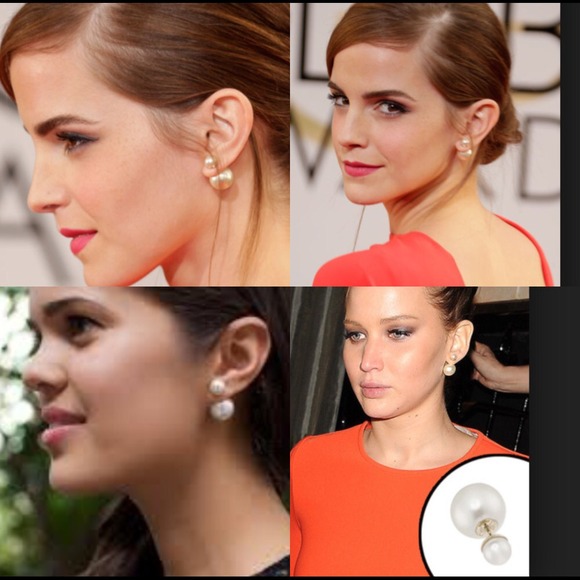 Pearl earrings