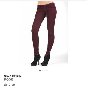 SIWY Denim/NWT/Rose skinny/booty lift...lol! Sz 28