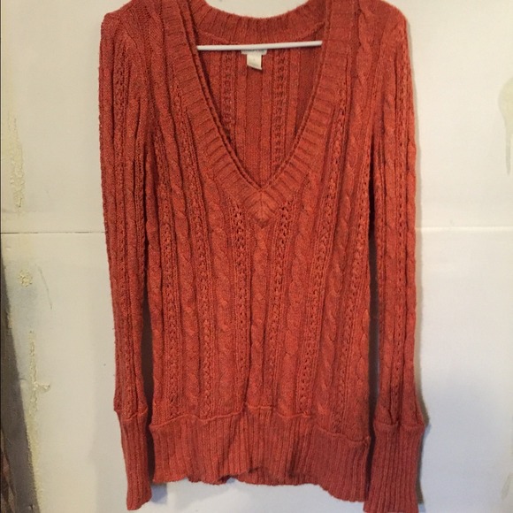 Orange sweater