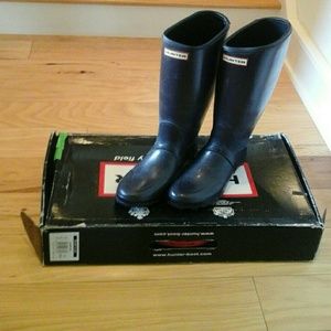 Dark purple Hunter boots