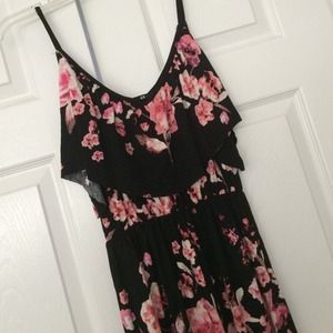 H&M floral print maxi dress
