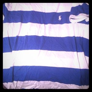 Blue and white Ralph Lauren shirt