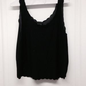Topshop Scalloped Tank