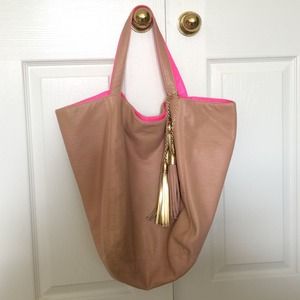 Blush hobo bag