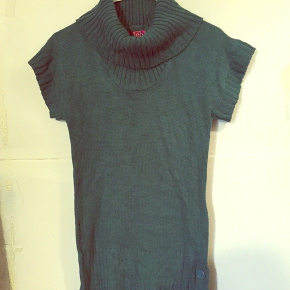 Teal sweater tunic