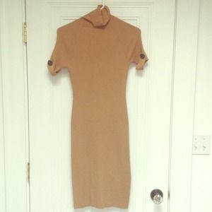 Turtleneck sweater dress