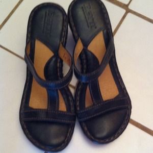 Born T strap sandal.