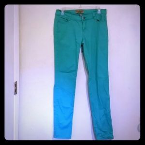 🔴SOLD🔴Turquoise Skinny Jeans