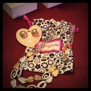 Brighton necklace and earrings