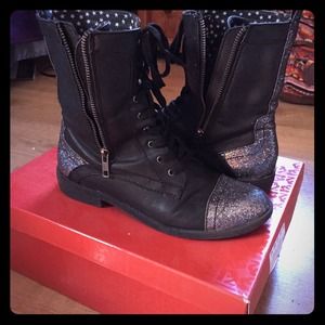 Black Combat boots