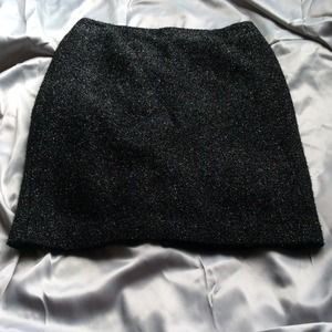 Laundry by Shelli Segal size 10 shiny black skirt