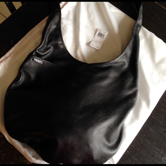 [NEW PRICE] Coach Bleecker Sling Bag Black Leather