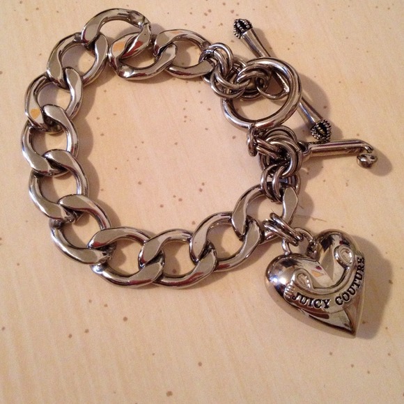 Juicy Couture silver charm bracelet