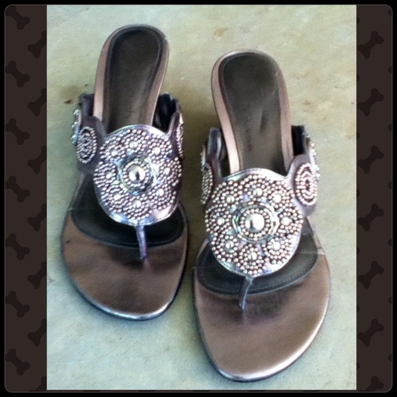Pretty beaded sandals